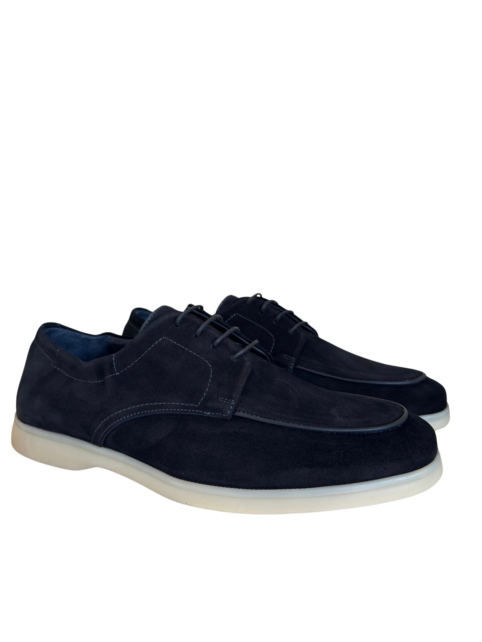 Zeli Navy Heritage Suede Derby Schoen