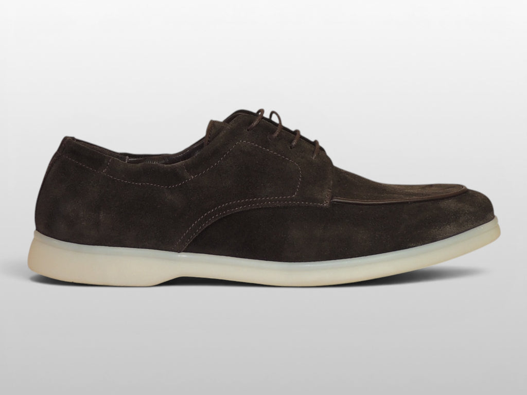Zeli Bruine Heritage Suede Derby Schoen