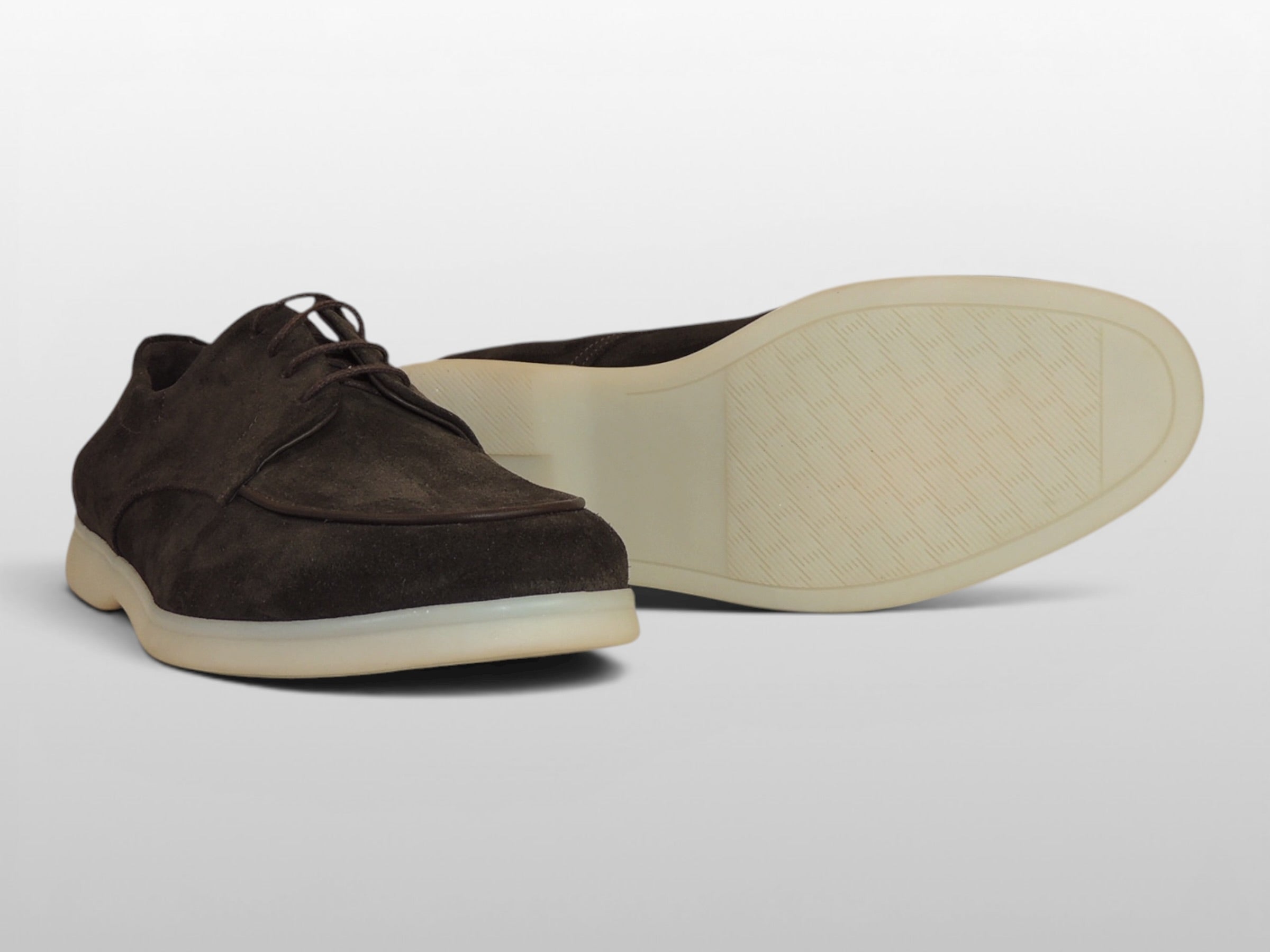 Zeli Bruine Heritage Suede Derby Schoen