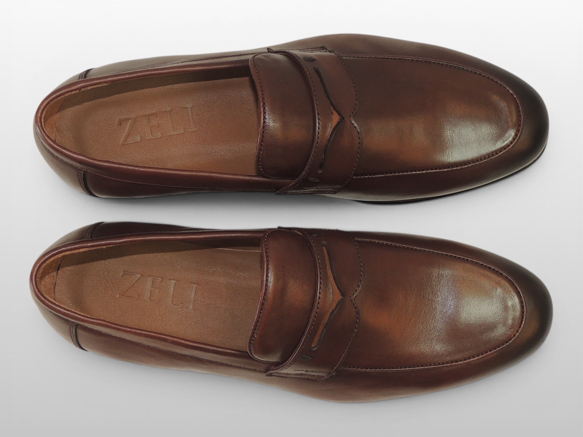 Zeli Bruine Leren Schoen