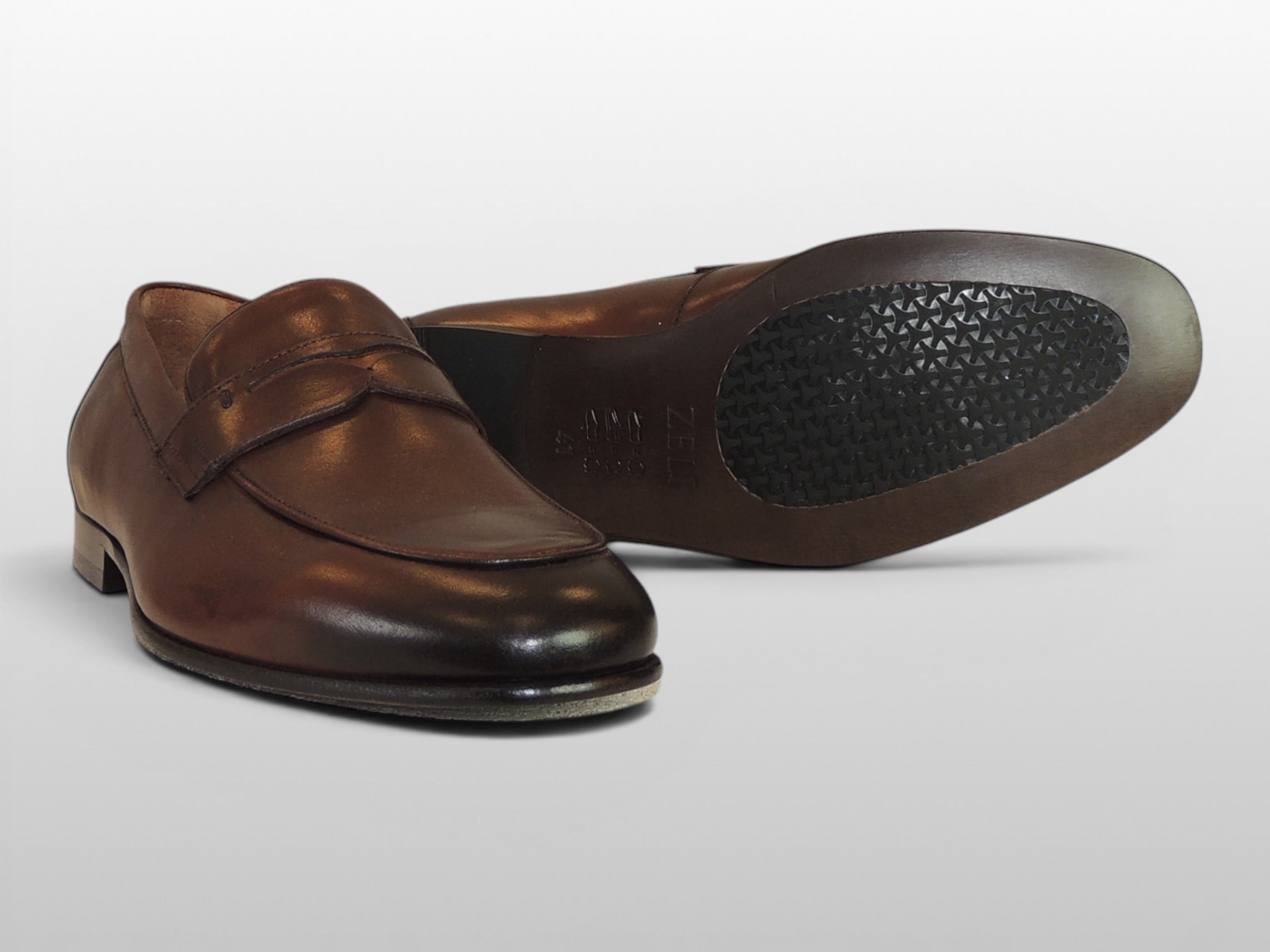 Zeli Bruine Leren Schoen