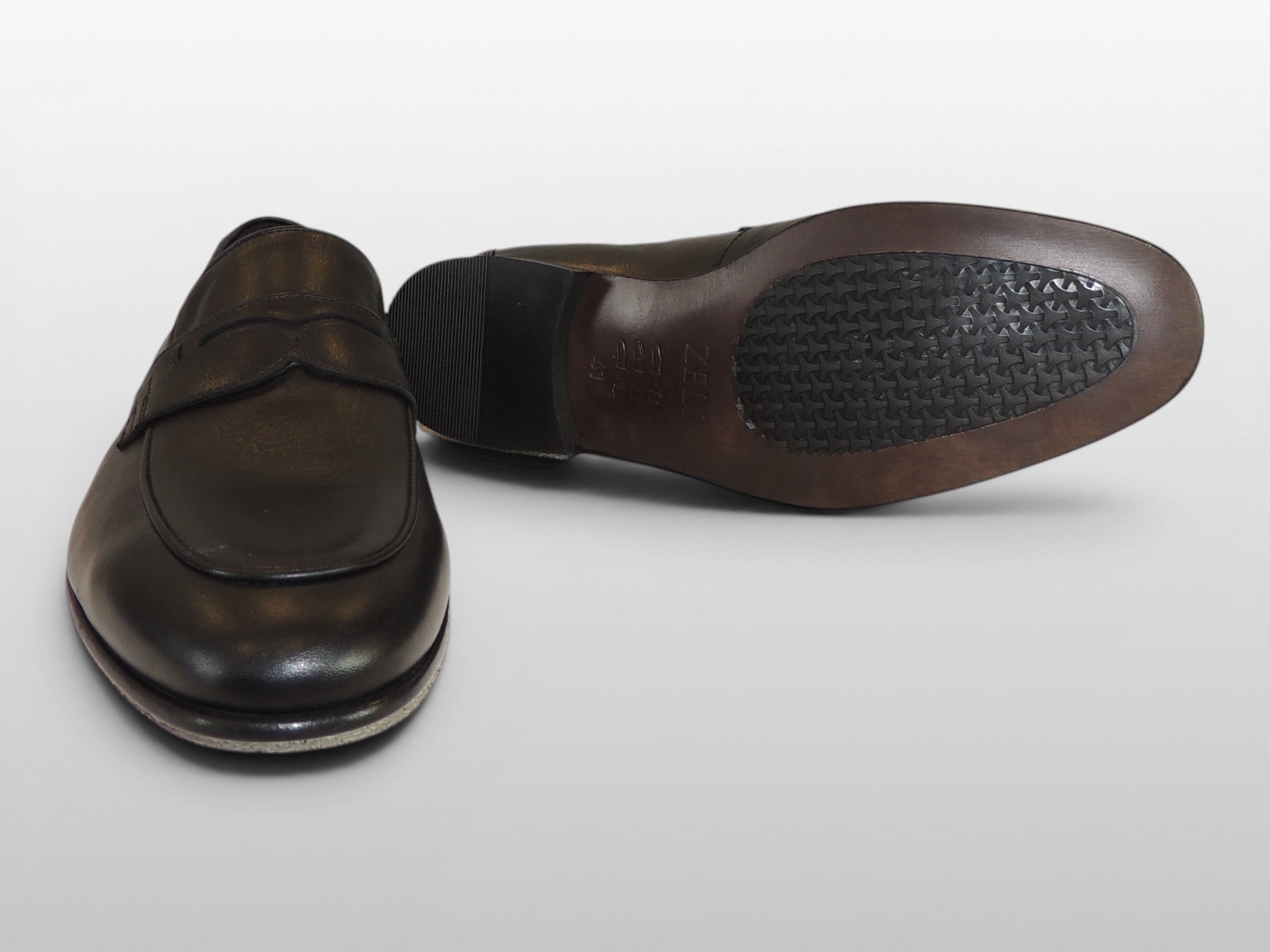 Zeli Zwarte Leren Schoen