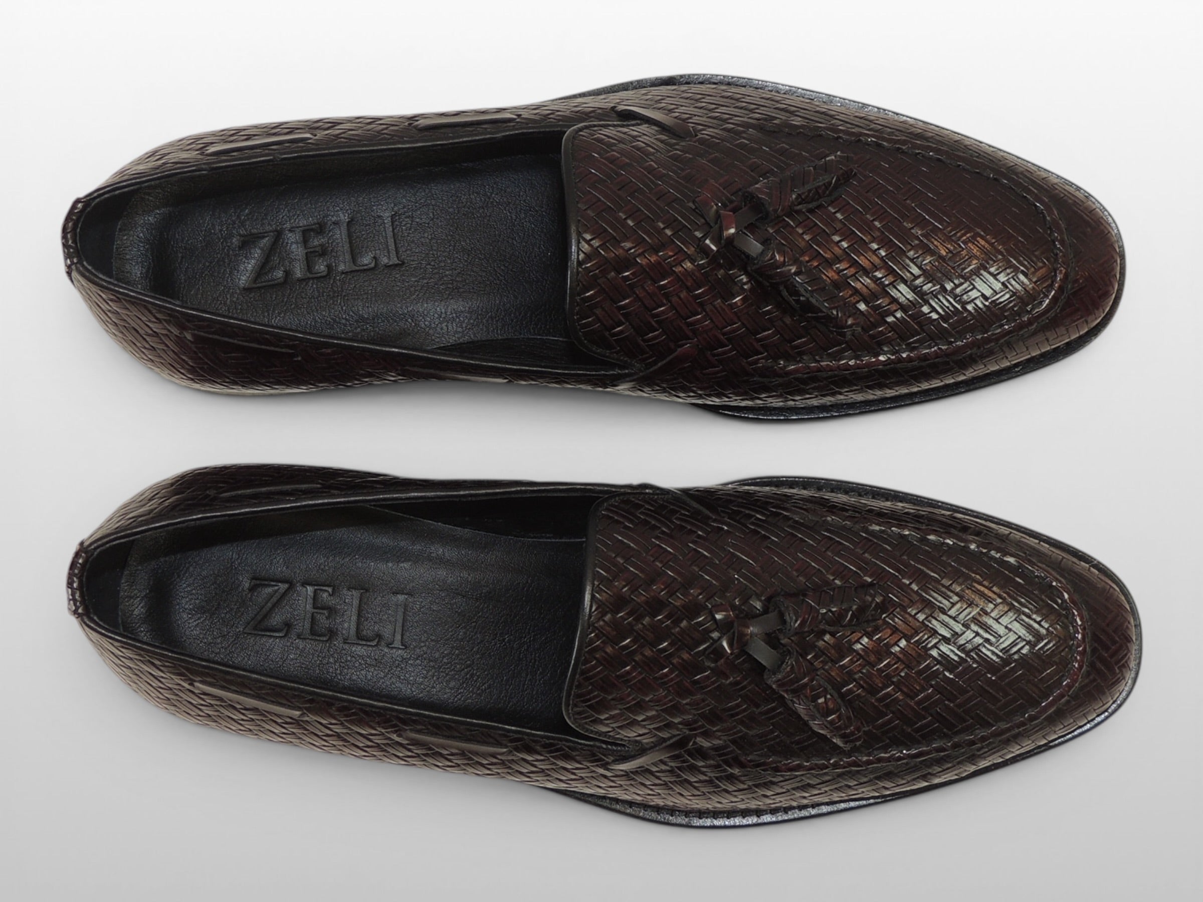 Zeli Bordeaux Signature Geweven Schoen
