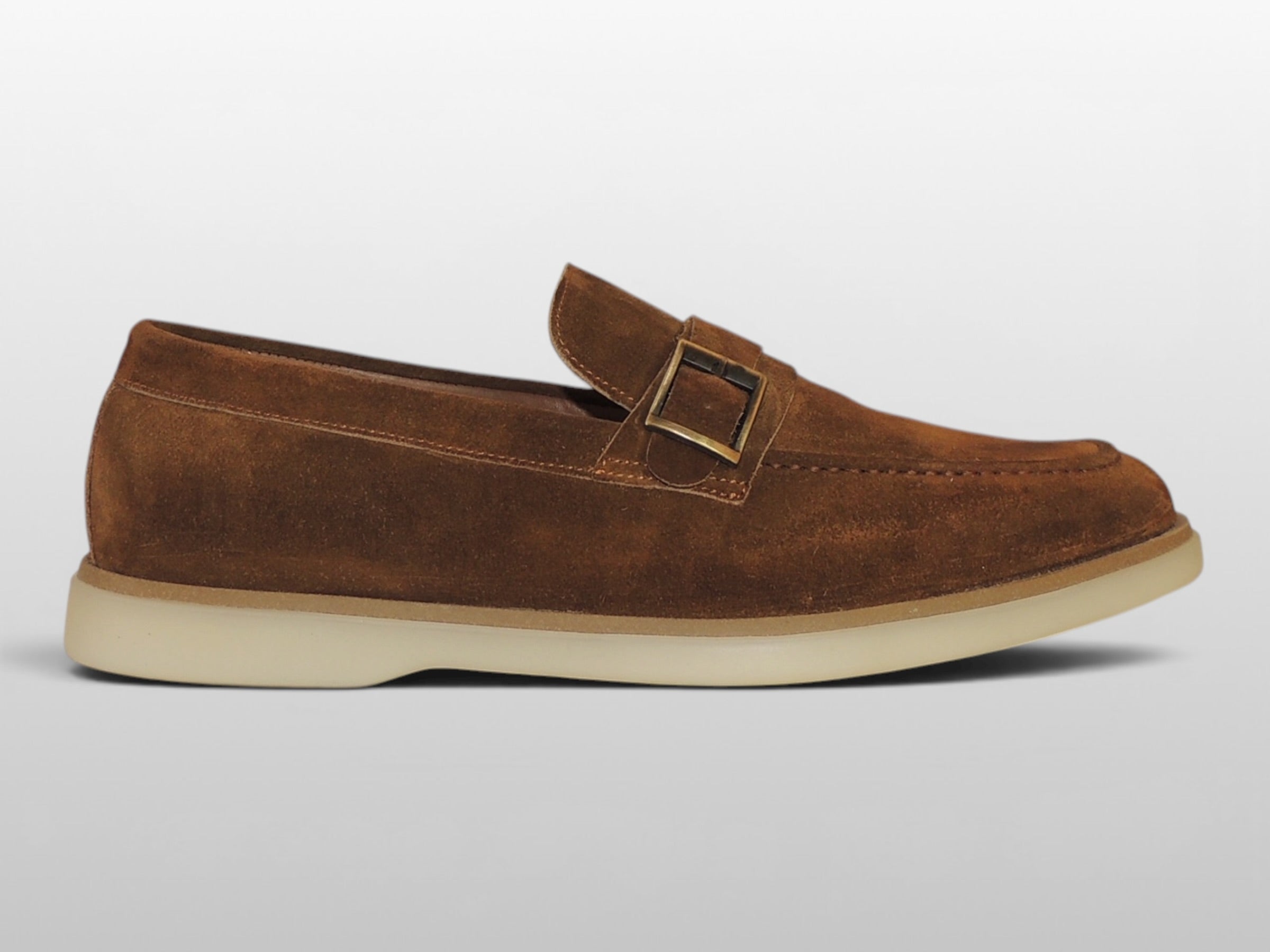 Zeli Kaneel Suede Schoen