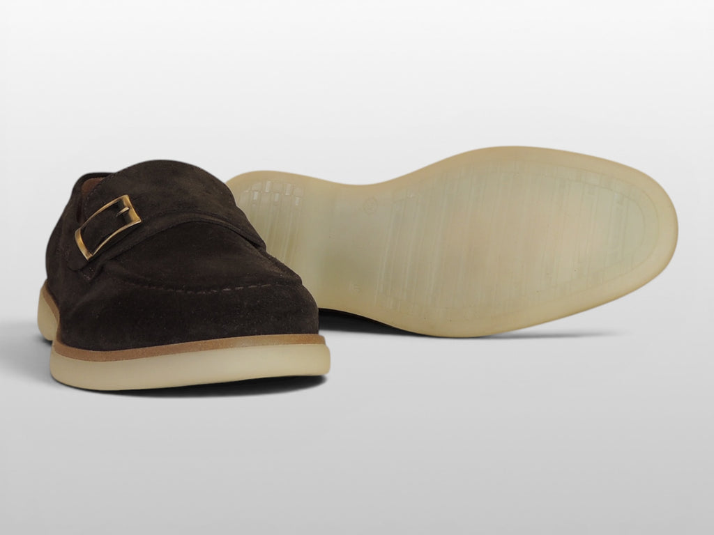 Zeli Bruine Suede Schoen