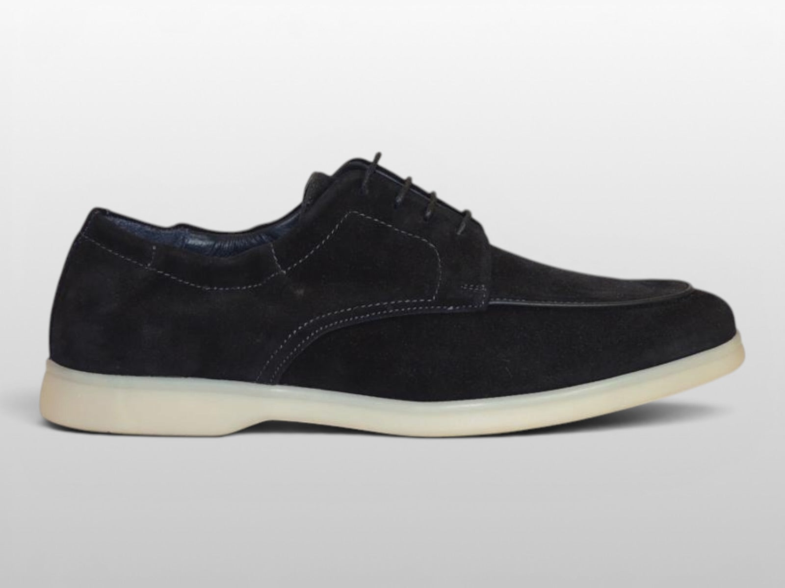 Zeli Navy Heritage Suede Derby Schoen
