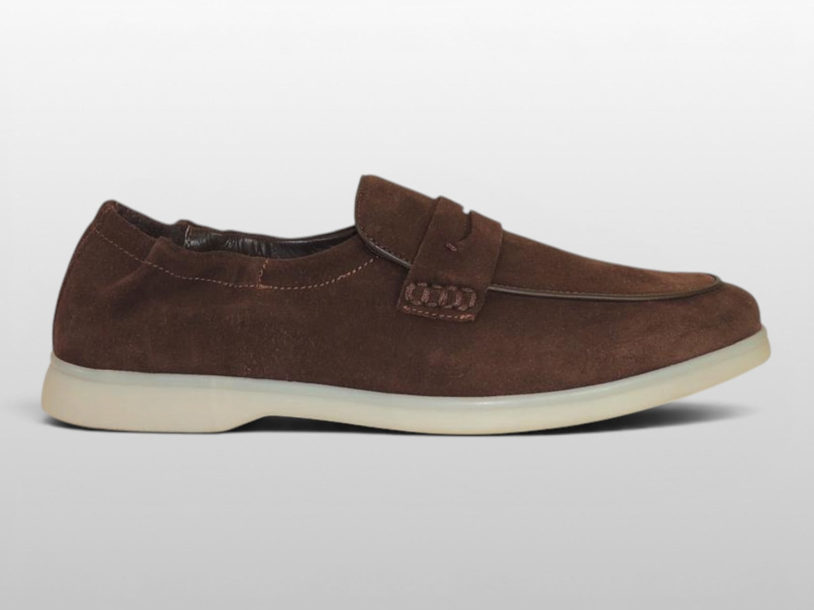 Zeli Bruine Suede Loafer Schoen