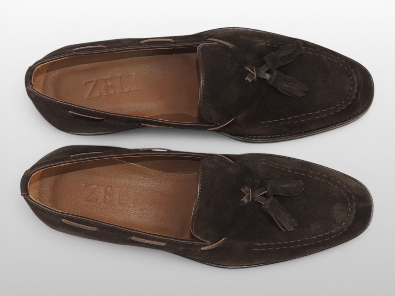 Zeli Bruine Suede Schoen