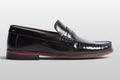Mocassins Penny Classiques en Cuir Marron Foncé Zeli