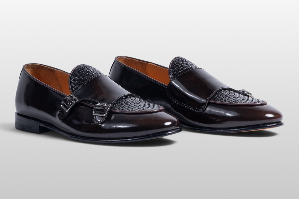 Zeli Florence Milano Braune Lederschnallenschuhe