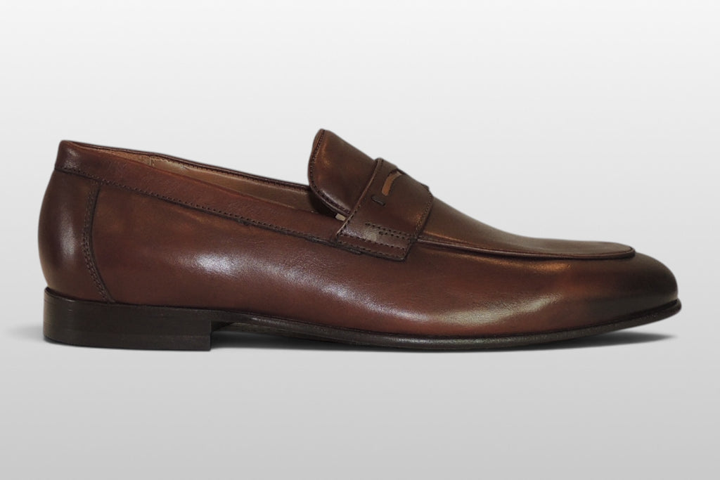 Zeli Brown Leather Shoe