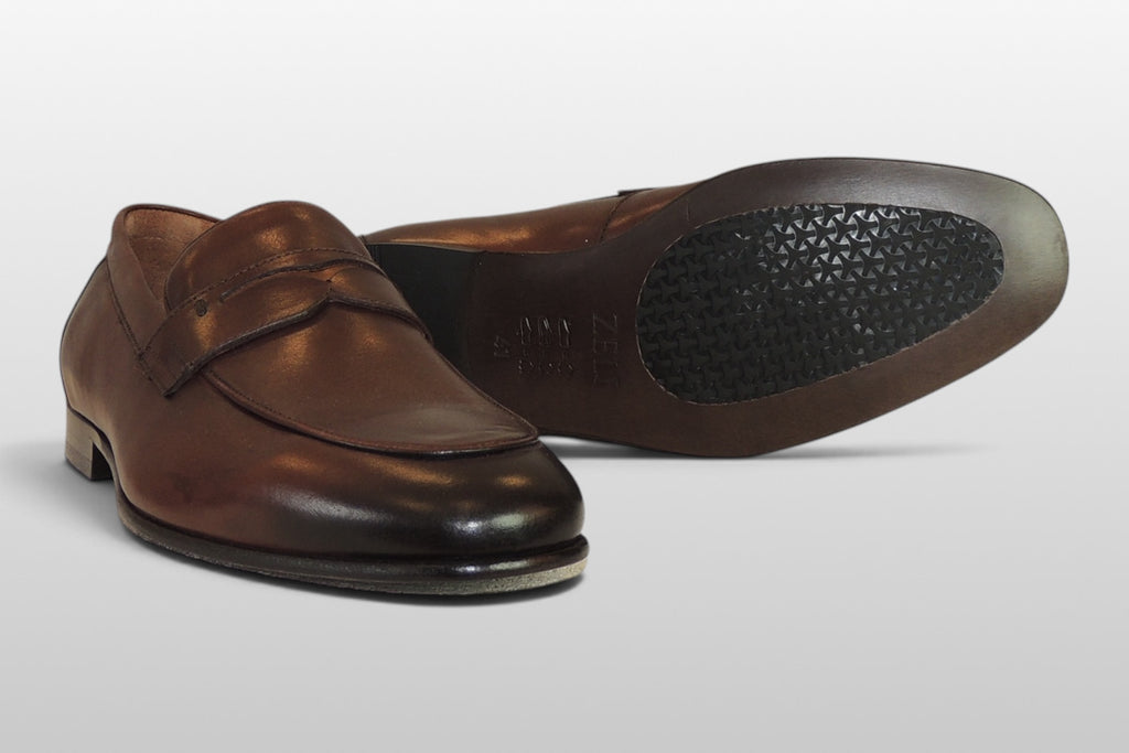 Zeli Brown Leather Shoe