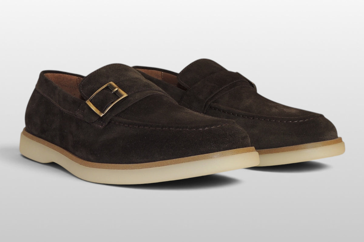 Zeli Bruine Suede Schoen