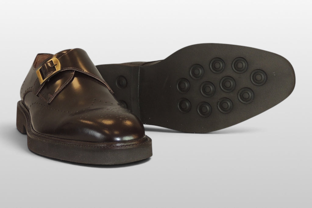 Zeli Brauner Klassischer Lederschuh für den Beruf