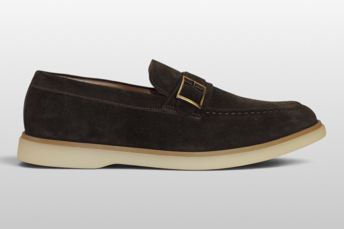 Zeli Bruine Suede Schoen