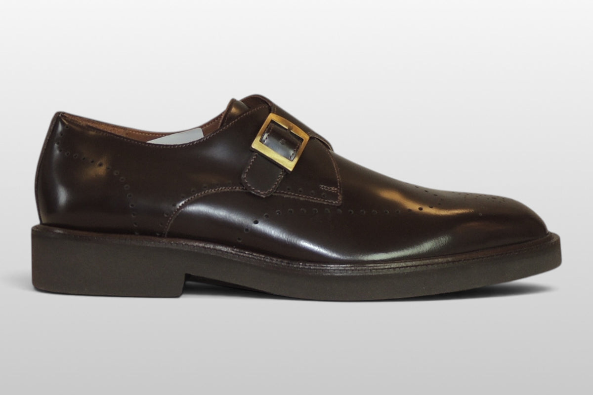 Zeli Brauner Klassischer Lederschuh für den Beruf