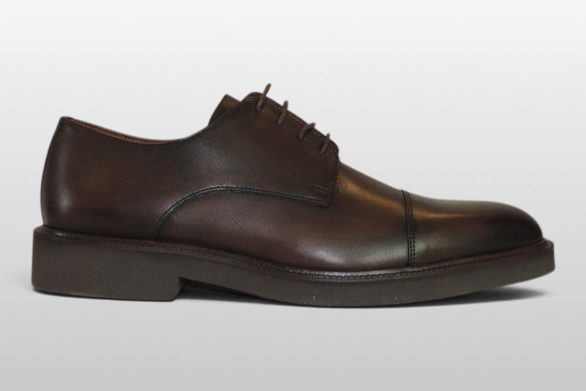 Zeli Brauner Klassischer Schnürschuh