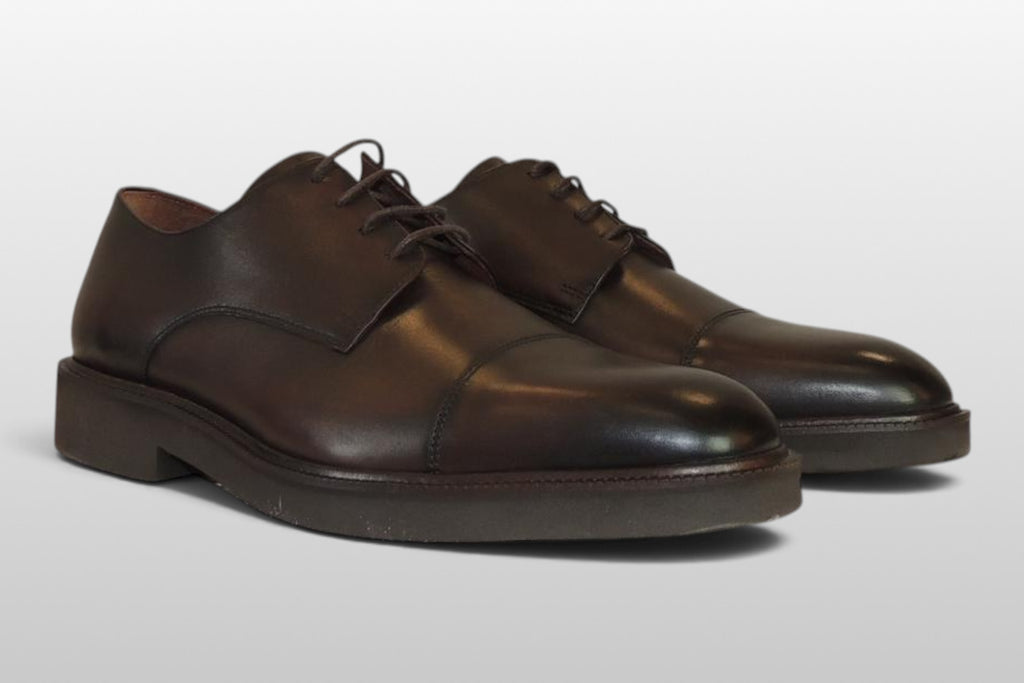 Zeli Brauner Klassischer Schnürschuh