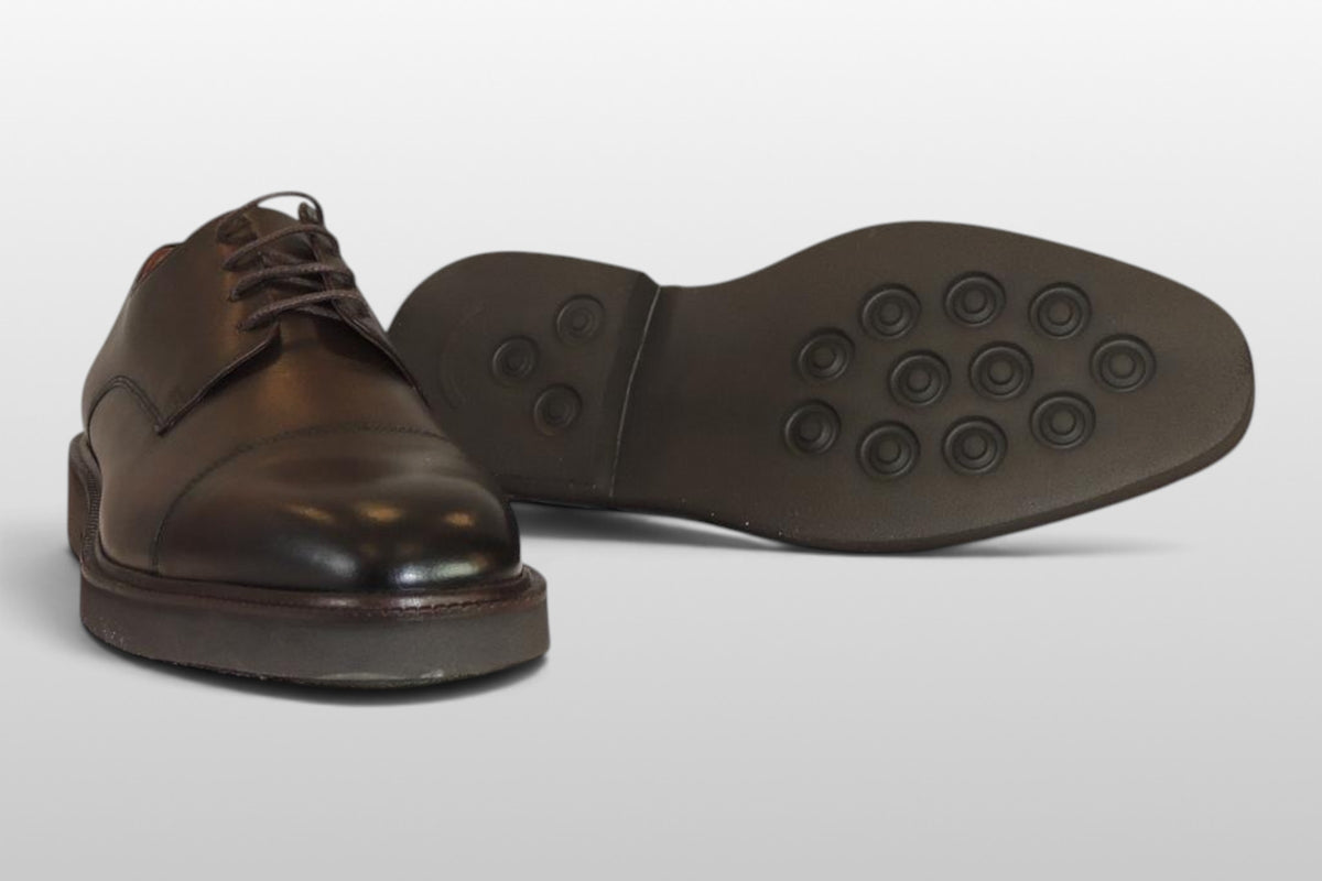 Zeli Brauner Klassischer Schnürschuh