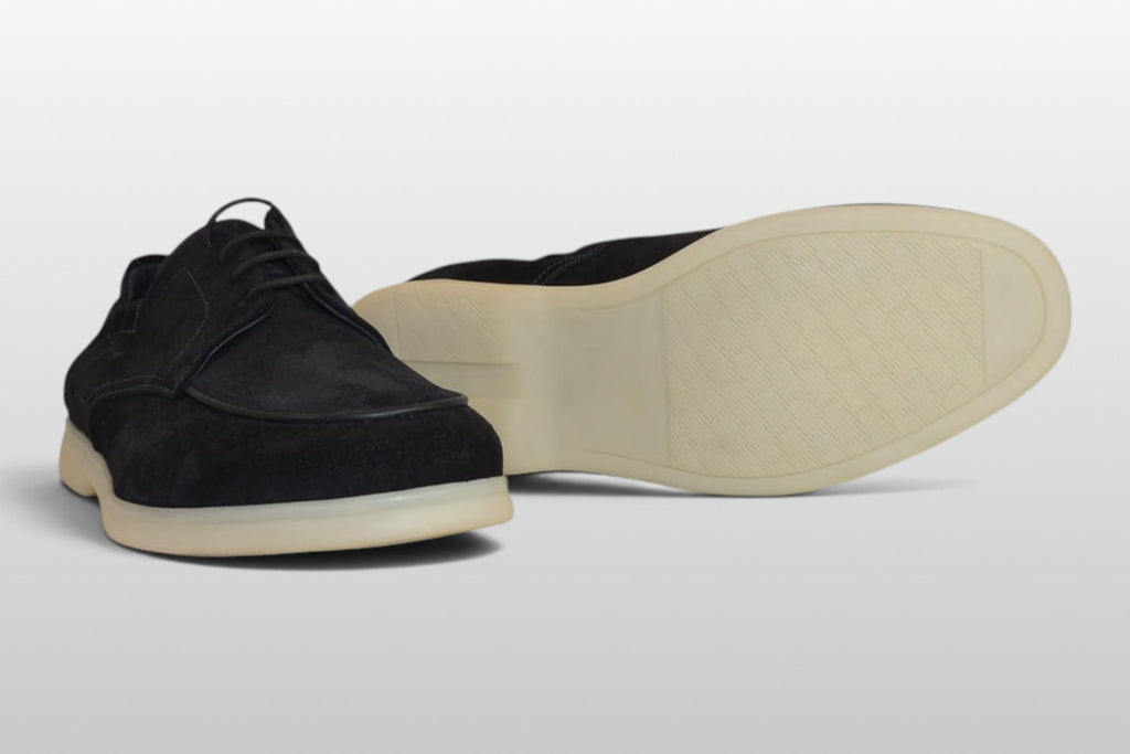 Zeli Navy Heritage Suede Derby Shoe
