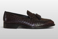 Zeli Bordeaux Geflochtene Schuhe