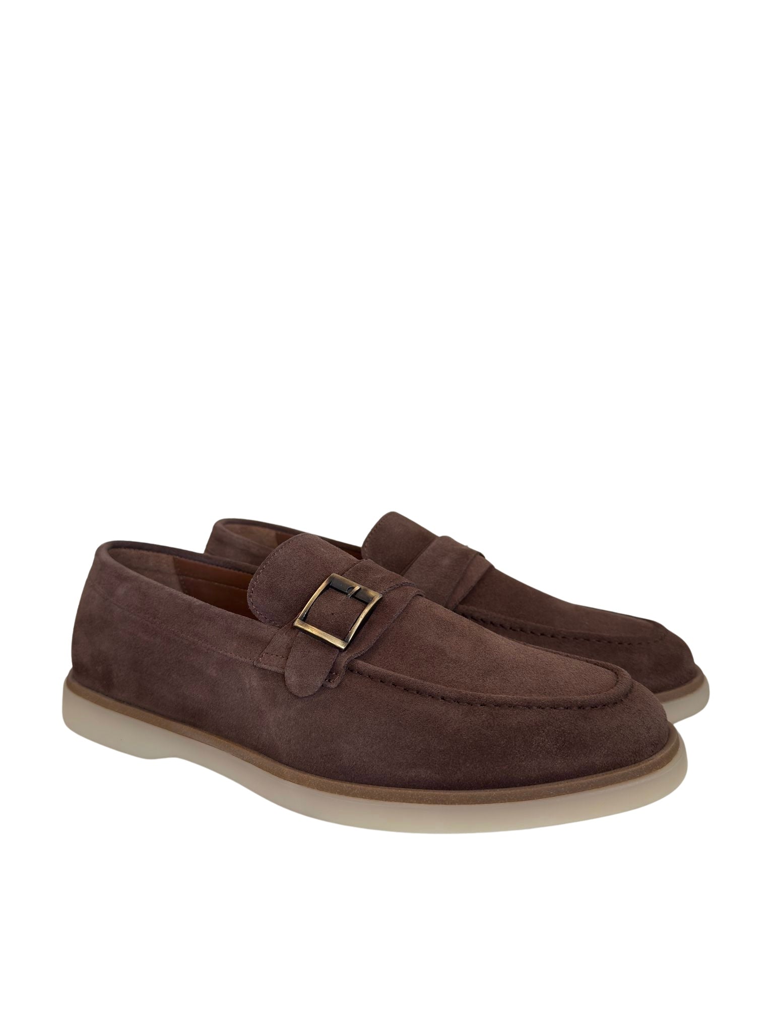 Zeli Licht Bruine Suede Schoen
