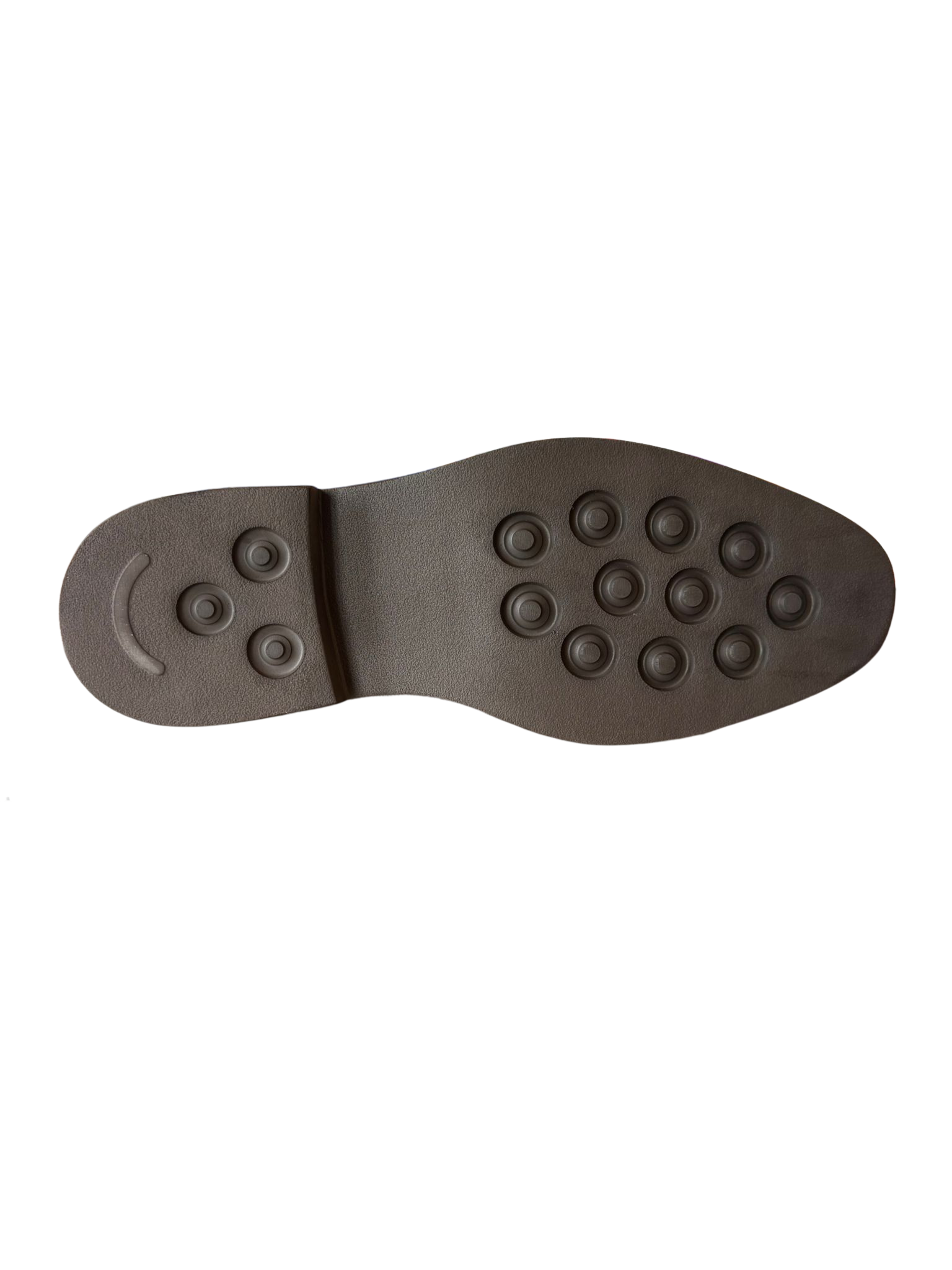 Zeli Bruine Klassieke Leren Monk Strap Schoen